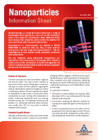 Nanoparticles Information Sheet front page preview
              